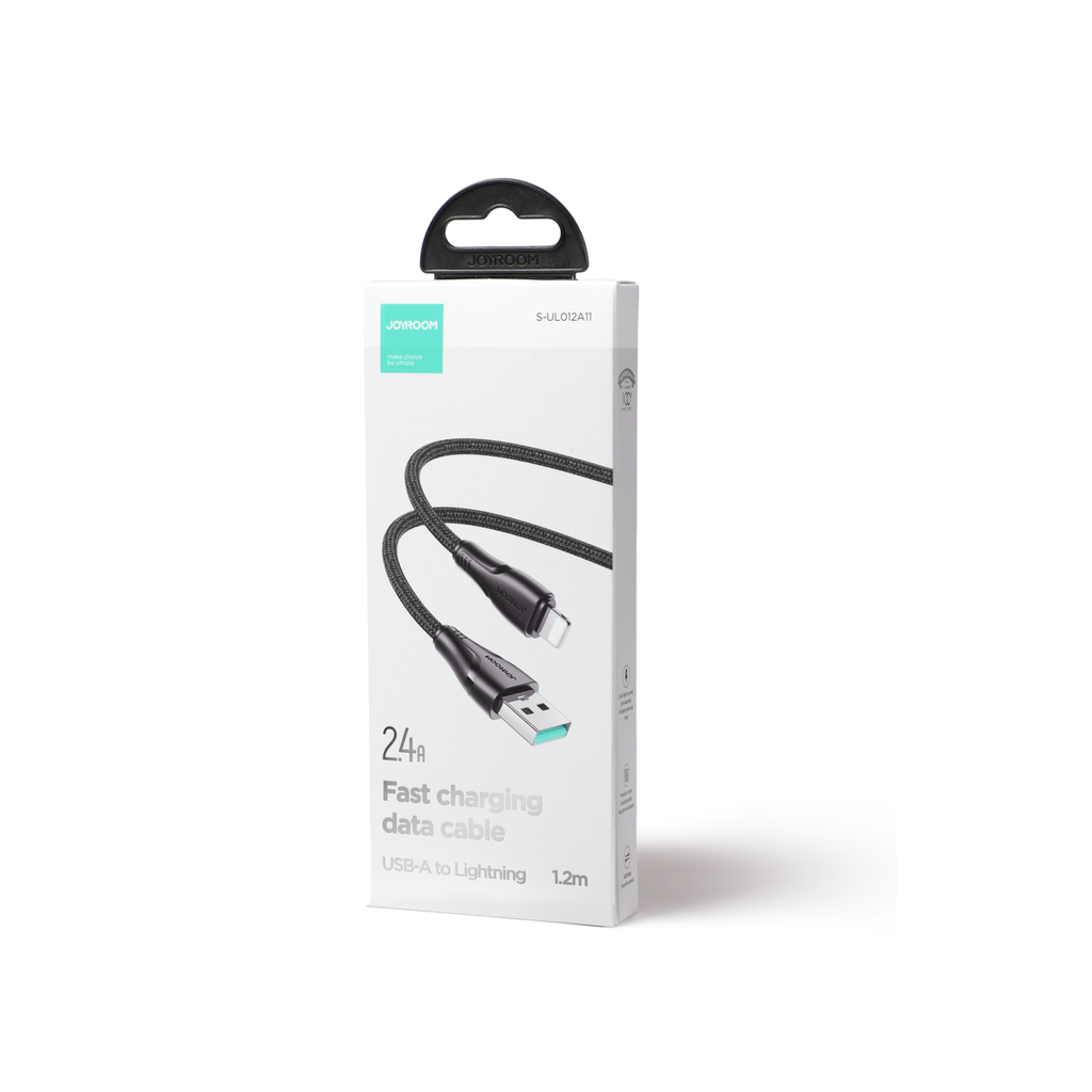 S-UL012A11/JOYROOM  2.4A Nylon Lightning cable 1.20M