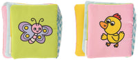 Little Soft Duo Cow and Frog - Baby Book Pair for the Nursery