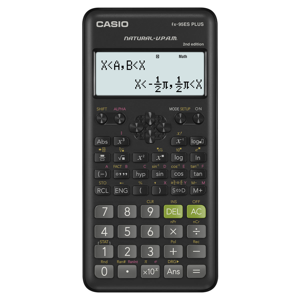 Casio FX-95ES-2 Scientific Calculator - Student Classroom Math Tool