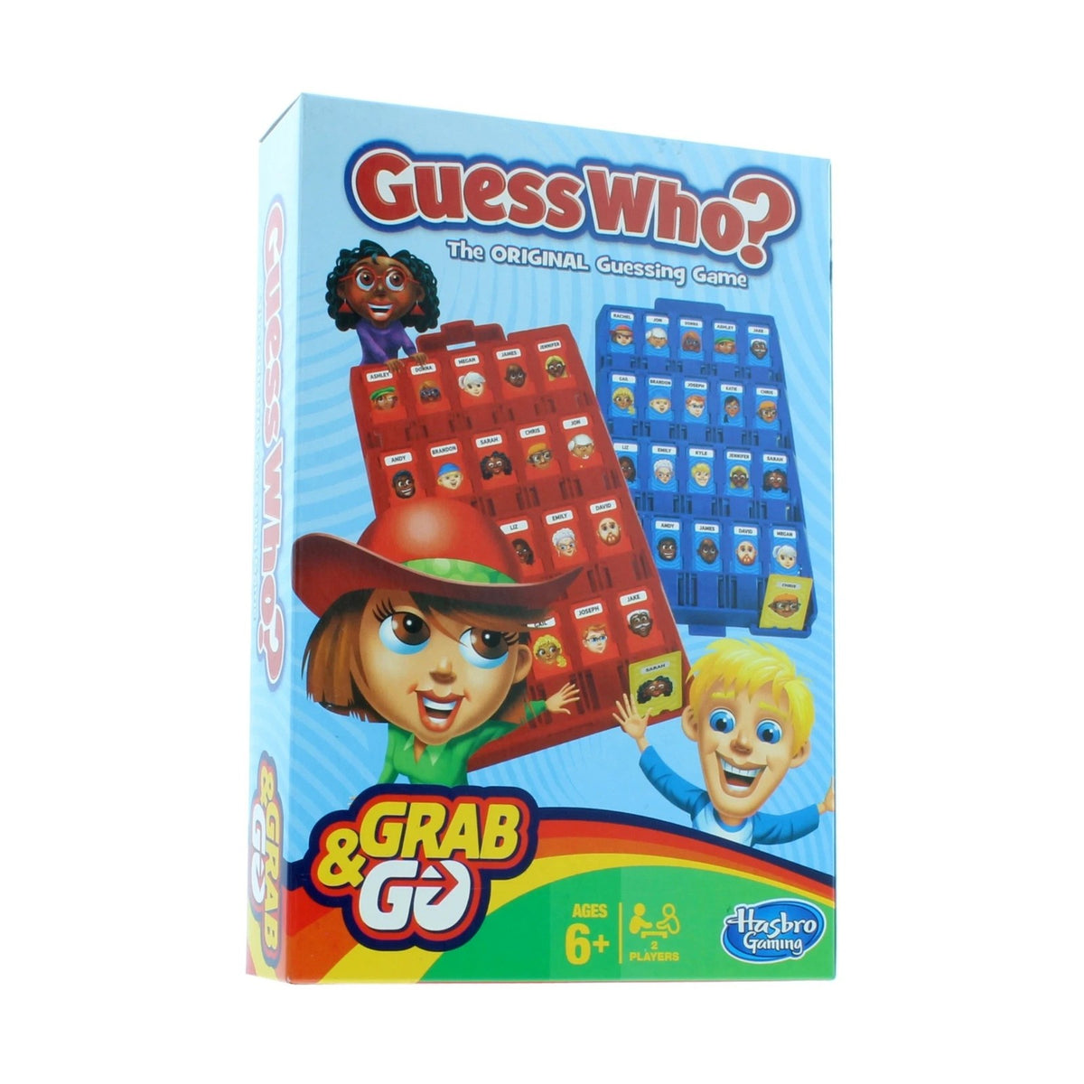 Hasbro Guess Who Grab and Go - Travel Guessing Game for Kids