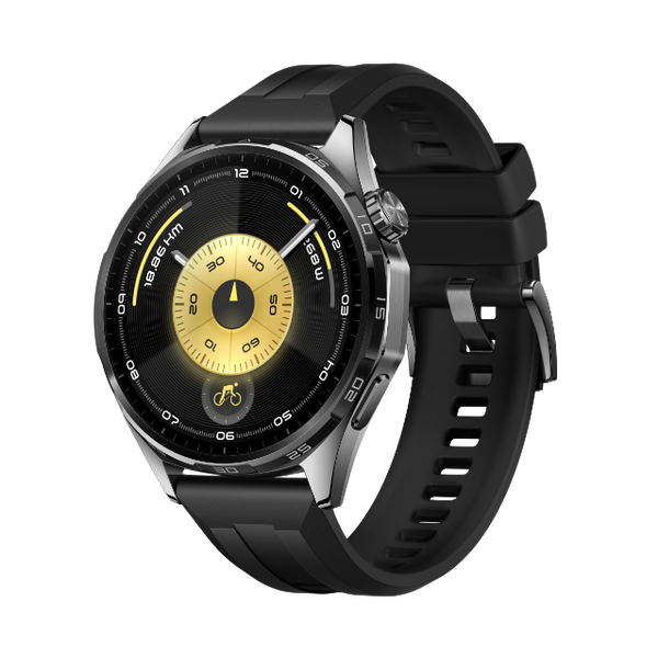 Huawei Watch GT 6 46mm Smartwatch, 1.47 inch AMOLED, GPS, Up to 21 Days Battery, Black
