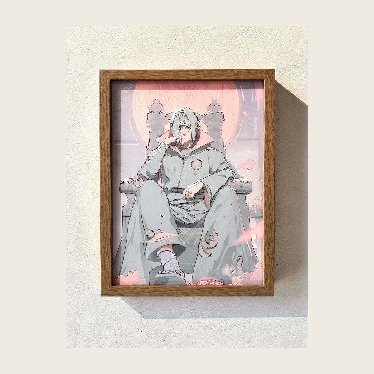 Itachi Lightning Frame - Anime Light Up Wall Decor