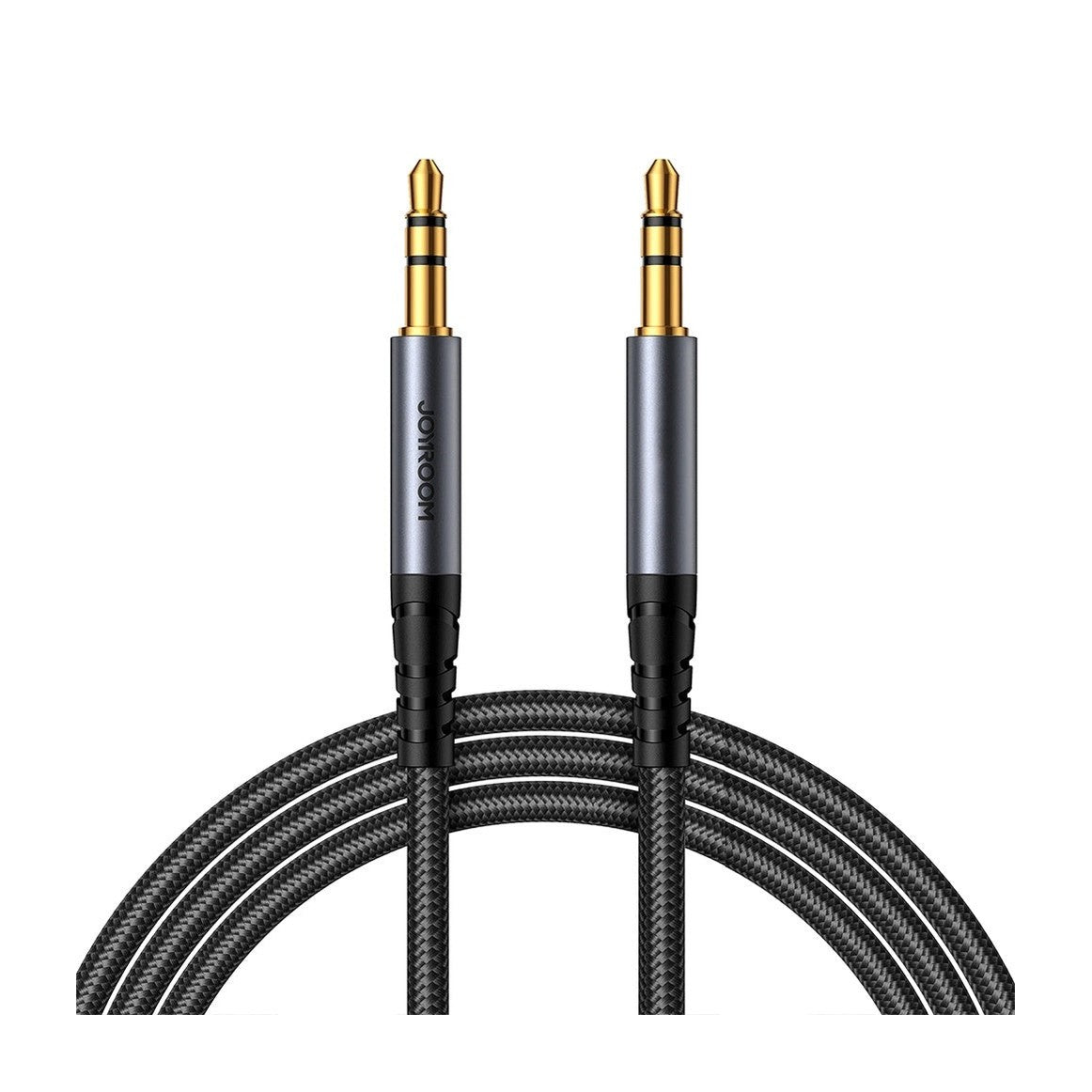 Joyroom AT Series AUX Audio Cable 1.2m Black - 3.5mm Stereo Jack Lead
