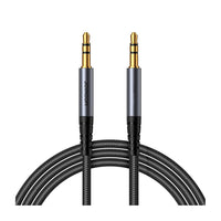 Joyroom AT Series AUX Audio Cable 1.2m Black - 3.5mm Stereo Jack Lead