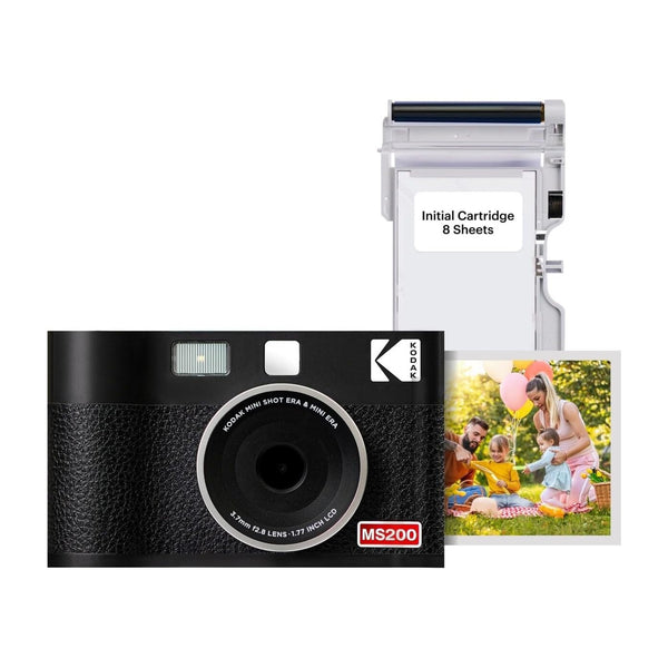 Kodak Mini Shot 2 Era Instant Camera and Photo Printer MS200 - Black
