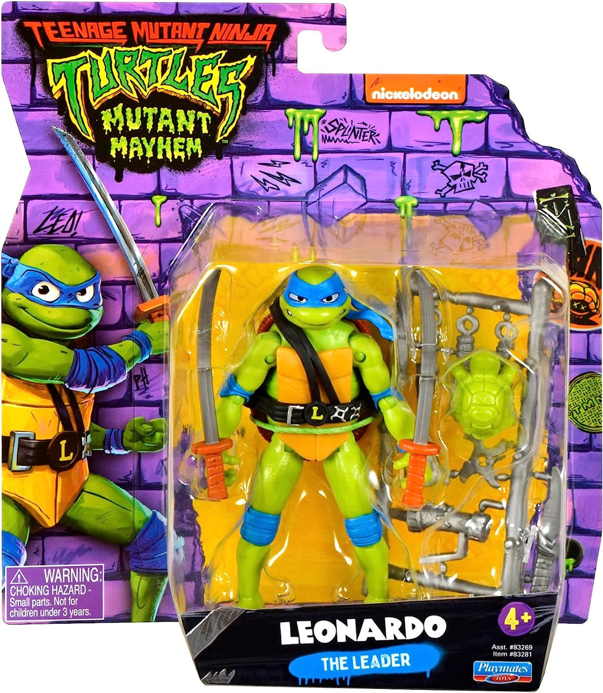 Playmates - Teenage Mutant Ninja Turtles - Mutant Mayhem Leonardo Action Figure