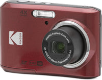 Kodak - Compact Digital Camera PIXPRO FZ45 16MP Compact Digital Camera, 4X Optical Zoom, AA - Red