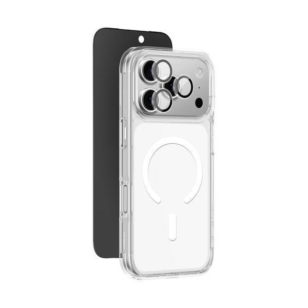 Amazingthing Radix Glass 3 In 1 Bundle Protector For iPhone 17 Pro Max 6.9 (Minimal Magsafe Case + Radix 3D Privacy Glass + Ar Clear Lens) - Privacy