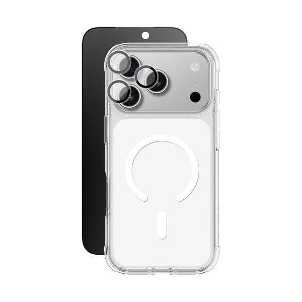 Amazingthing Radix Glass 3 In 1 Bundle Protector For iPhone 17 Pro Max 6.9 (Minimal Magsafe Case + Radix 3D Privacy Glass + Ar Clear Lens) - Privacy