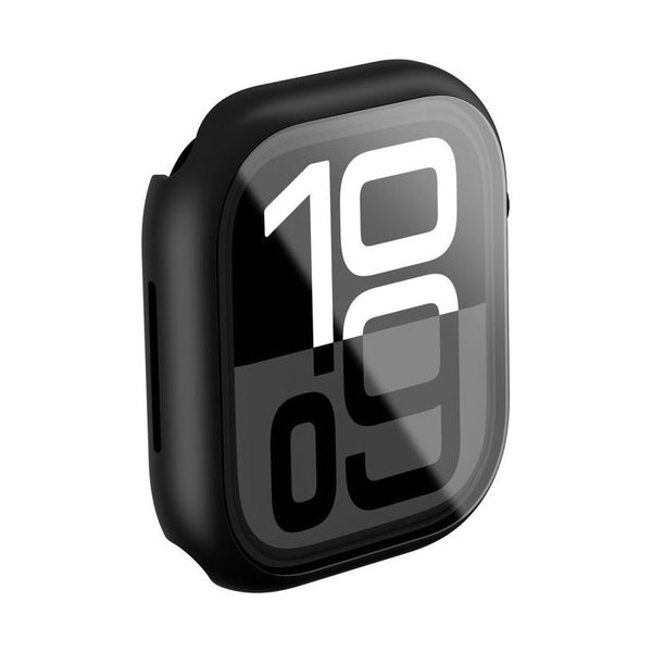 Amazingthing Radix Glass With Case For Apple Watch Series 10 42Mm - Black