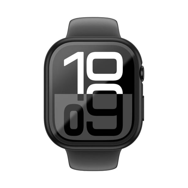 Amazingthing Radix Glass With Case For Apple Watch Series 10 42Mm - Black