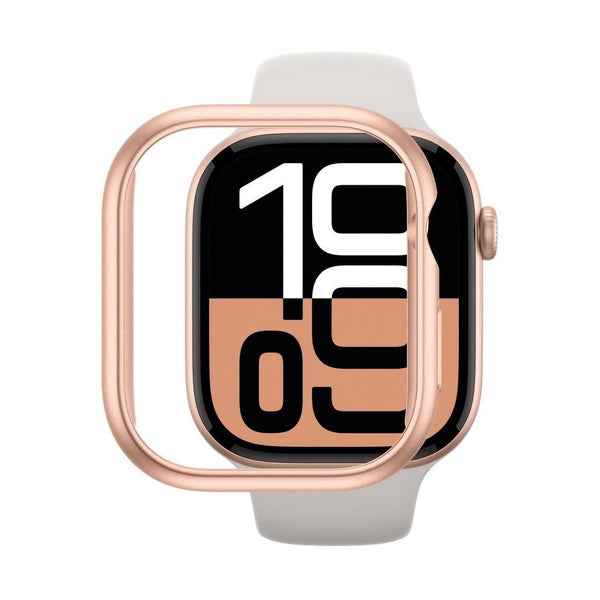 Amazingthing Minimal Apple Watch Series 10 46mm Rose Gold - Slim Case