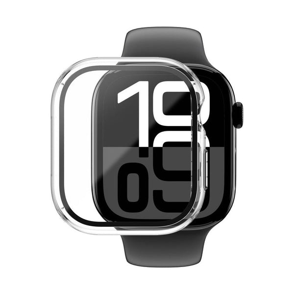 Amazingthing Radix Glass With Case For Apple Watch Series 10 42Mm - Clear