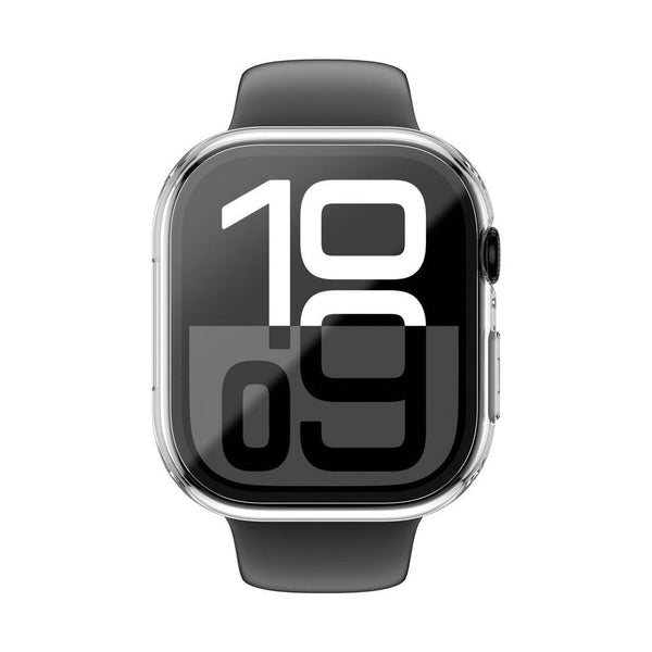 Amazingthing Radix Glass With Case For Apple Watch Series 10 42Mm - Clear