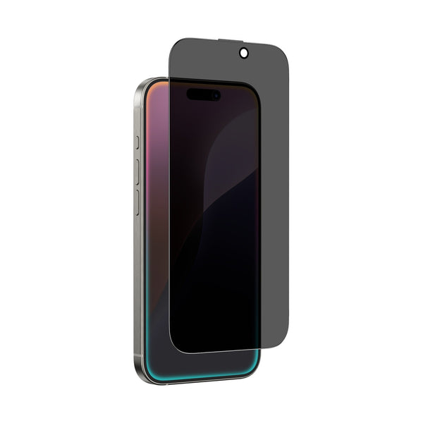 Amazingthing Titan Privacy Glass iPhone 16 Pro Max - Dust Filter 9H