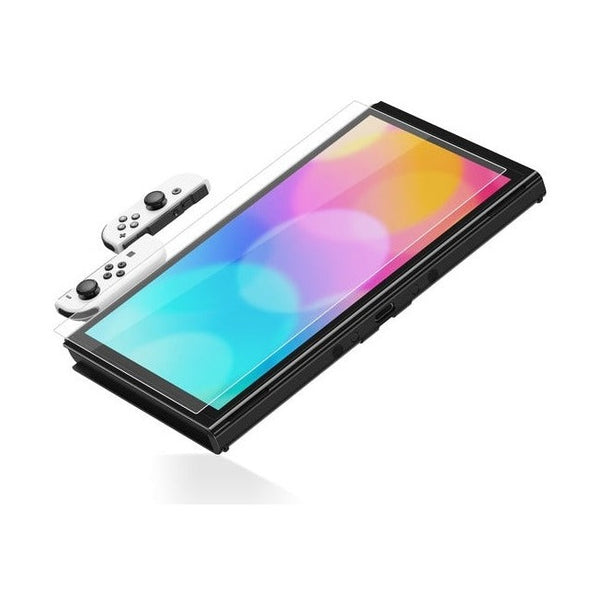 AT NINTENDO SWITCH OLED 7" 2021 SUPREME GLASS DUO-SET 2 X GLASS - CRYSTAL