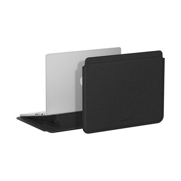 AT MATTE PRO MAG SLEEVE WITH STAND FOR MACBOOK PRO 13/14" MACBOOK AIR 13/13.6" & 14" LAPTOPS - BLACK