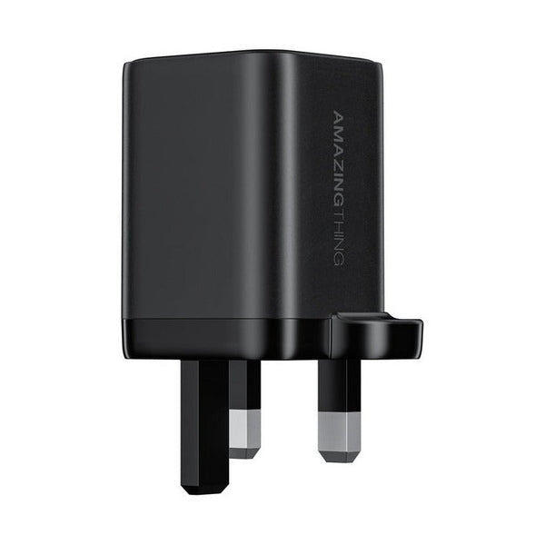 AT THUNDER PRO GAN 65W 3PORTS 1A+2C WALL CHARGER - BLACK