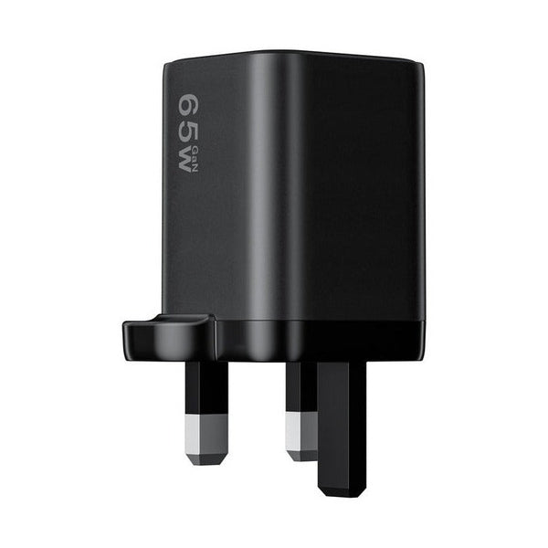 AT THUNDER PRO GAN 65W 3PORTS 1A+2C WALL CHARGER - BLACK
