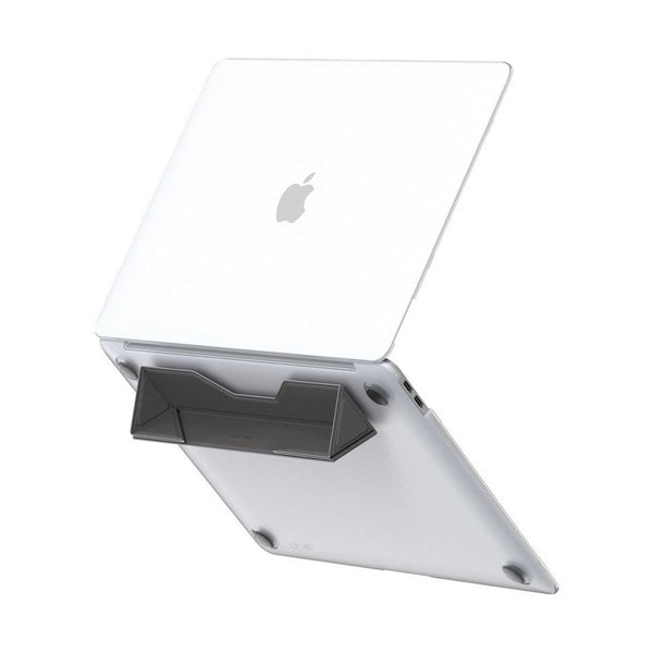 AT MARSIX PRO MACBOOK 13 AIR CASE WITH MAGNETIC STAND - MATTE CLEAR+GREY