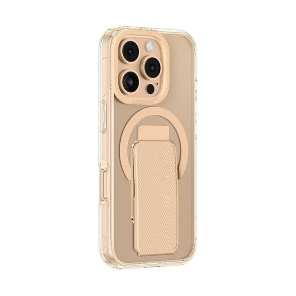 AT TITAN PRO HOLDER MAGSAFE DROP PROOF CASE FOR IPHONE 16 PRO MAX 6.9 - ROSE GOLD