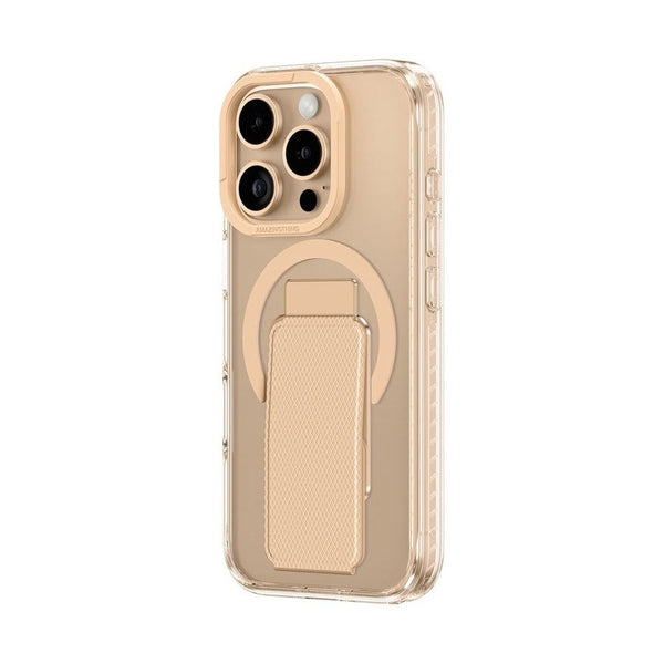 AT TITAN PRO HOLDER MAGSAFE DROP PROOF CASE FOR IPHONE 16 PRO MAX 6.9 - ROSE GOLD