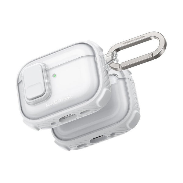 AT TITAN PRO MAG CASE FOR AIRPODS PRO 3 - CLEAR WHITE