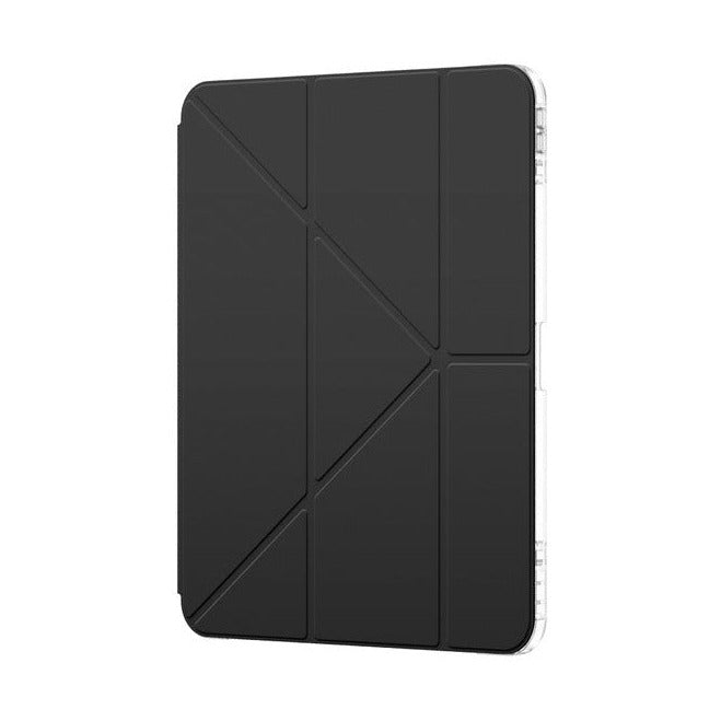 Amazingthing Minimal FlexFolio Case for iPad Pro 13-inch M5 and M4, Y-Fold Stand, Pencil Holder, Black