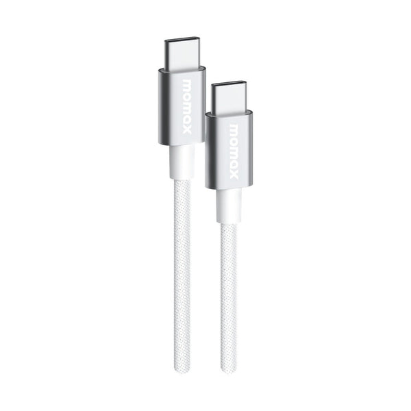 MOMAX ELITE 60W USB-C TO USB-C CABLE 0.5M - WHITE