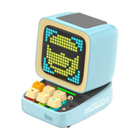 Divoom Ditoo Pro Retro Pixel Art Bluetooth Speaker, 15W, RGB Mechanical Keys, Blue
