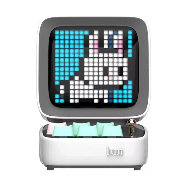 Divoom Ditoo Pro Bluetooth Mini Speaker - White