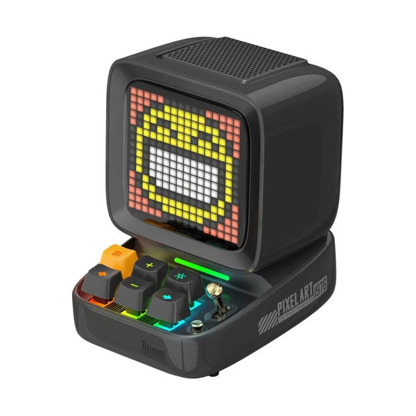 Divoom Ditoo-Pro Retro Pixel Art Bluetooth Speaker with RGB Mechanical Keyboard - Black