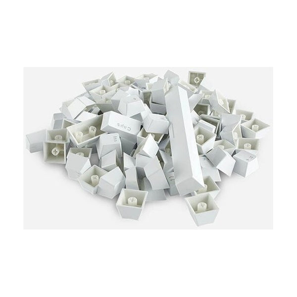 Glorious 104-Key Doubleshot Keycaps - White