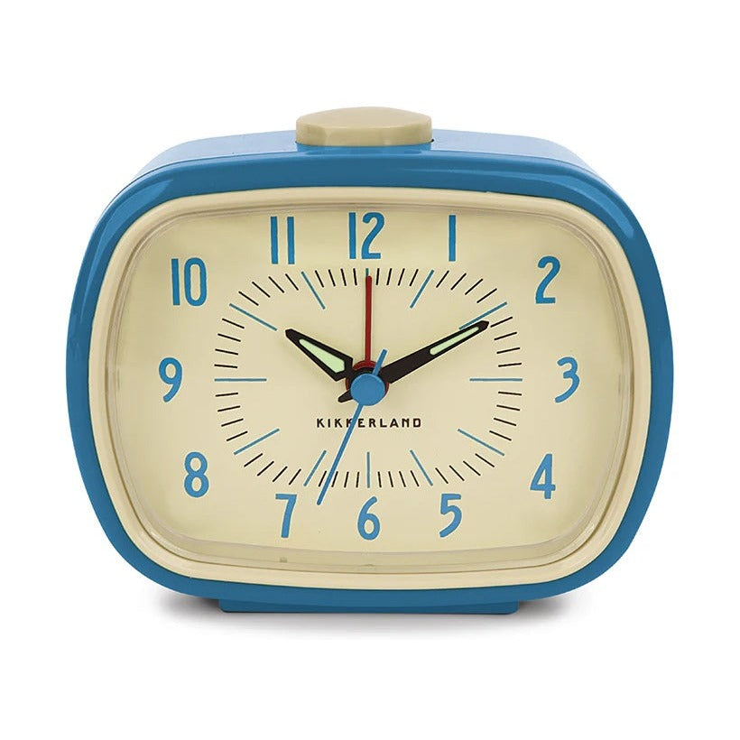 Kikkerland RETRO ALARM CLOCK BLUE