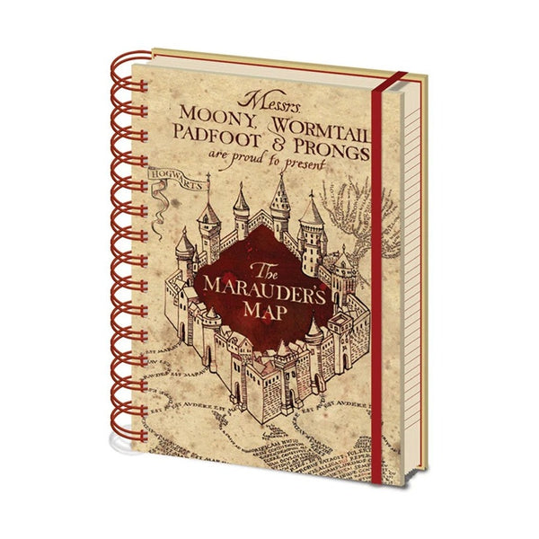 PYRAMID HARRY POTTER - THE MARAUDERS MAP (A5 WIRO NOTEBOOK)