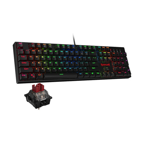 Redragon SURARA K582 RGB Mechanical with104 Keys-Linear and Quiet-R