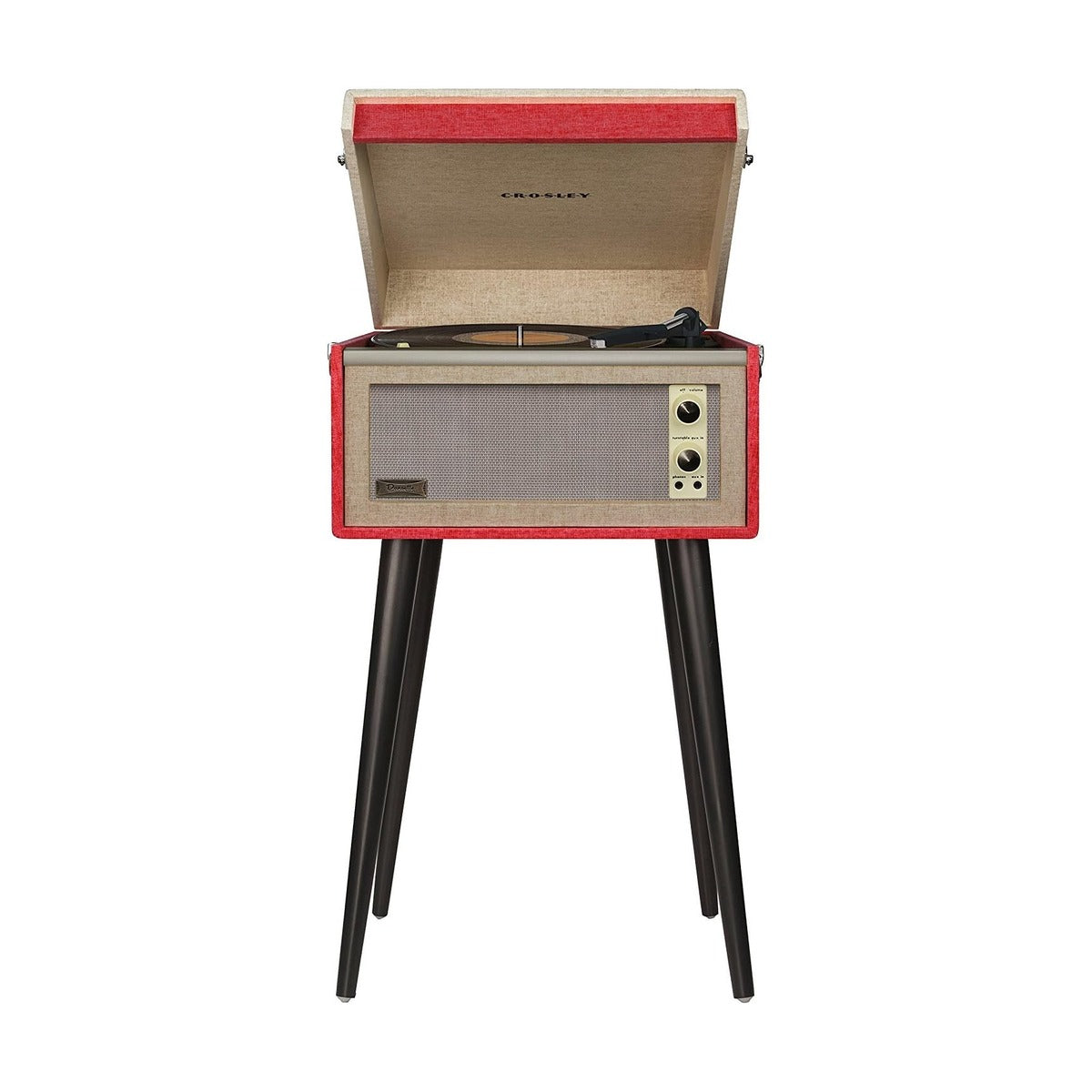 CROSLEY BERMUDA TURNTABLE WITH BLUETOOTH - RED
