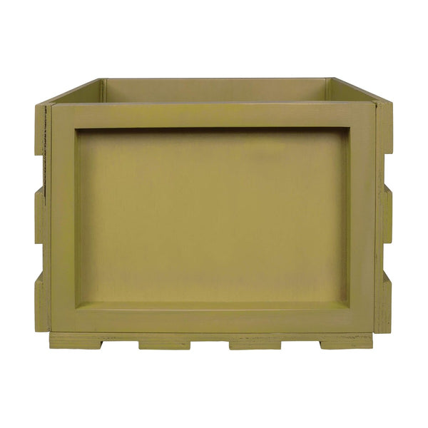 CROSLEY RECORD STORAGE CRATE - SAGE