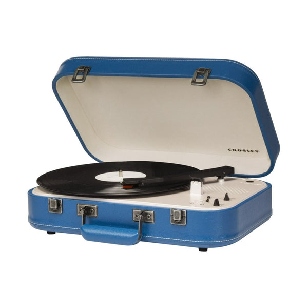 CROSLEY COUPE BLUETOOTH TURNTABLE - BLUE