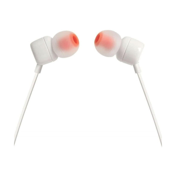 JBL TUNE 110 WI- RED IN EAR HEADPHONES - WHITE