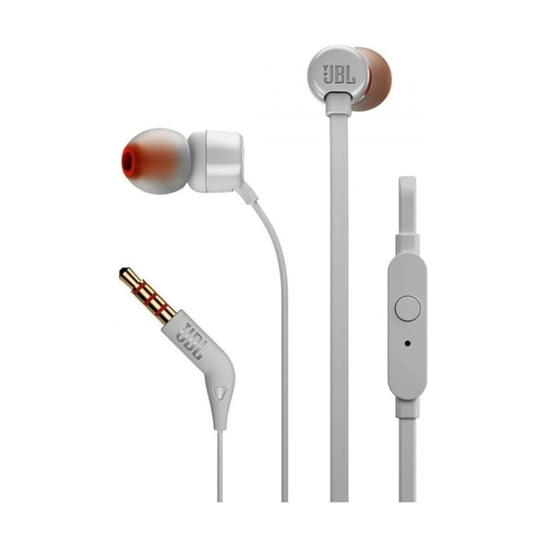 JBL TUNE 110 WI- RED IN EAR HEADPHONES - WHITE