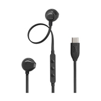 JBL T305C-BU IN-EAR EARPHONES, USB, MICROPHONE - BLACK