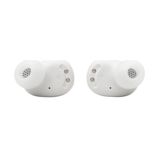 سماعات أذن JBL Wave Buds 2 بخاصية إلغاء الضجيج، لون أبيض - ميزة الصوت المحيطي الذكي وخاصية إلغاء الضجيج النشط (ANC)