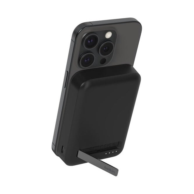 BELKIN BOOSTCHARGE QI2 شاحن لاسلكي مغناطيسي 15 واط باور بانك 10 آلاف + مسند، لهواتف آيفون 16/15/14/13/12