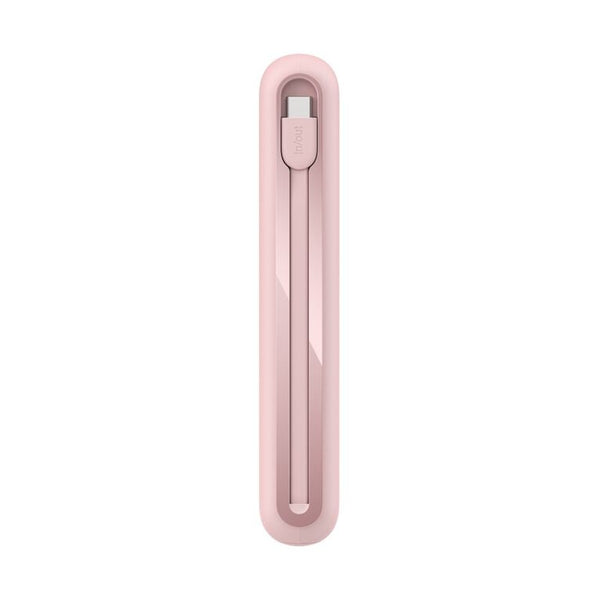 Belkin BoostCharge 20K Power Bank with Integrated USB-C Cable, 30W PD, USB-C and USB-A Ports, Pink