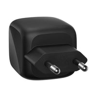 شاحن جداري بيلكن 50 واط ثنائي منفذ USB-C بتقنية توصيل الطاقة PPS - أسود