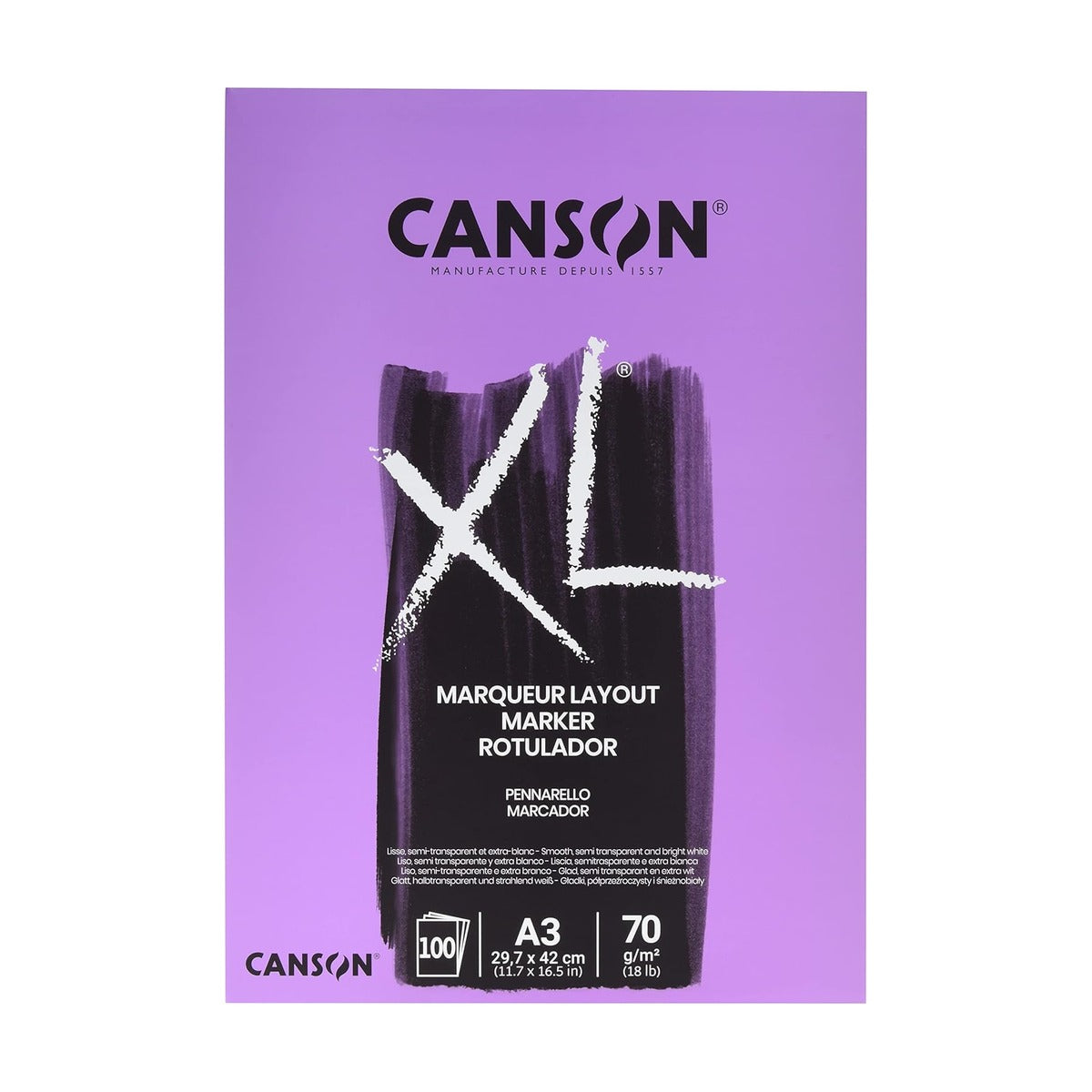 Canson Xl Marker A3 70 Gr 100 Sh Sp
