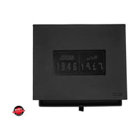 Box Jordan plate نمرة الأردن Black