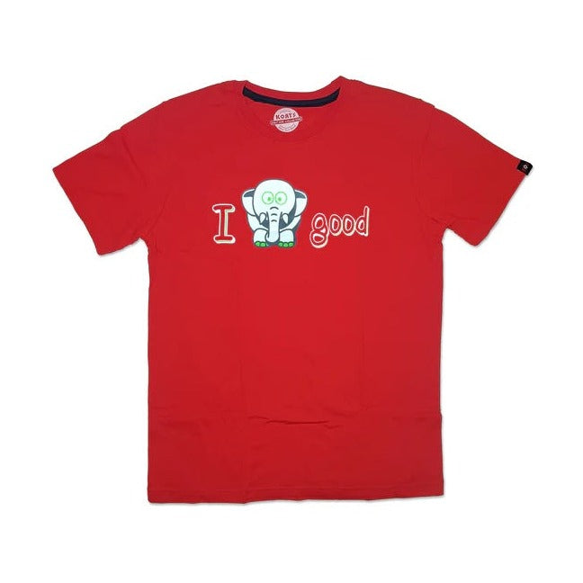 Korts - T-Shirt I Feel Good Red (M)