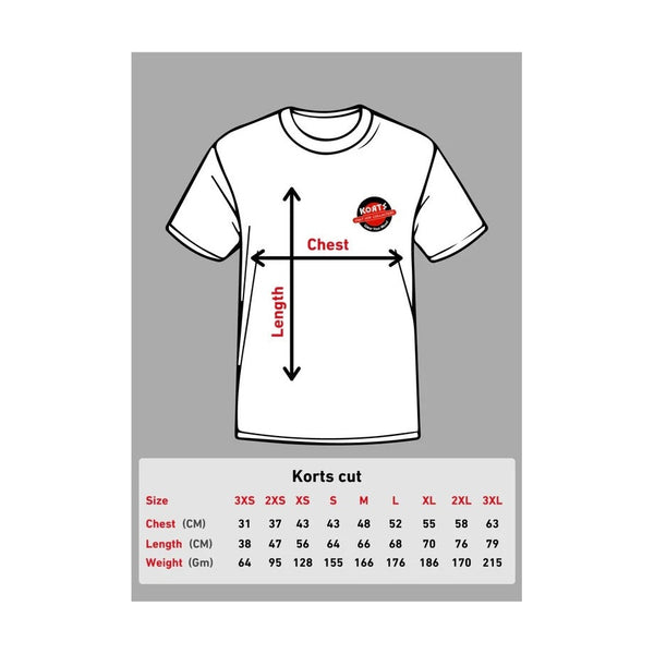 Korts - T-Shirt محمد علي Moe Ali White (L)